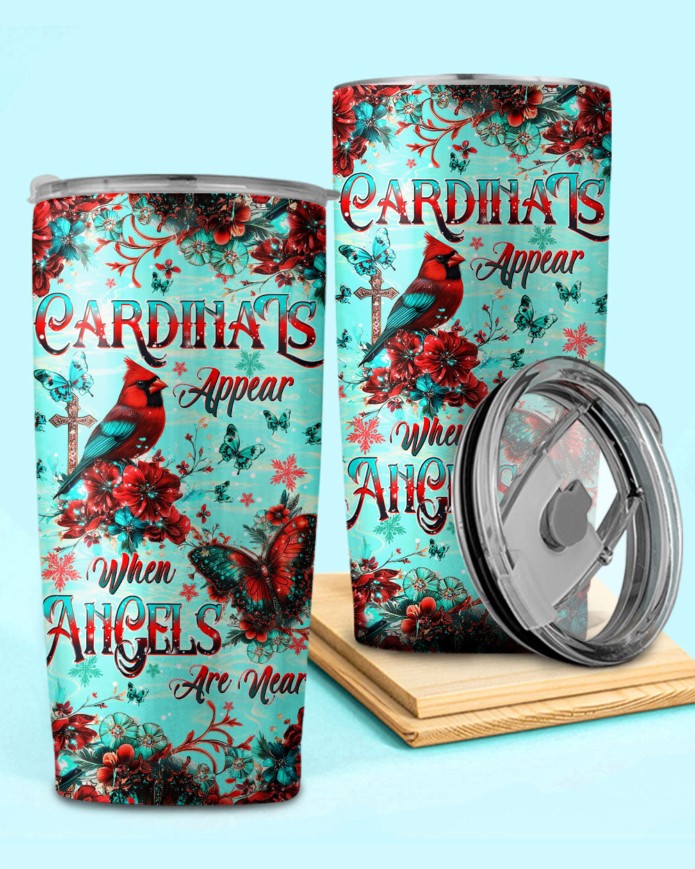 When Cardinals Appear Angels Are Near Tumbler - Tltw1212242