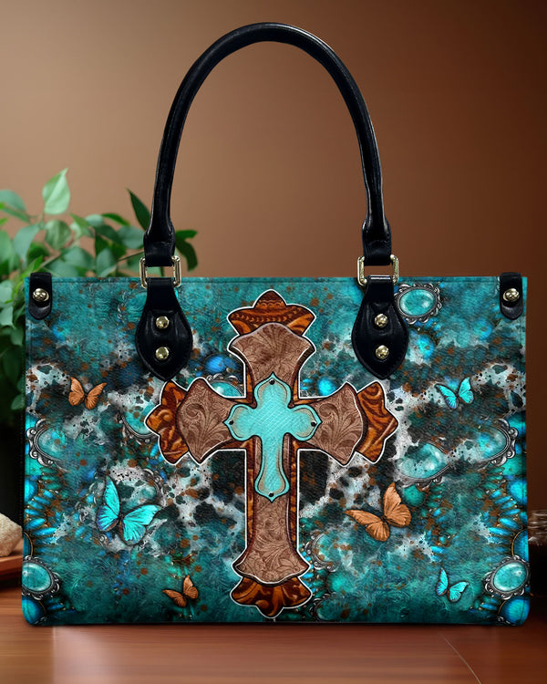 Cross Faith Leather Handbag - Yhln1007244