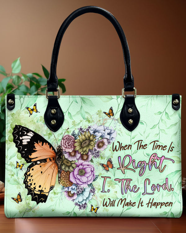 When The Time Is Right Leather Handbag - Yhln2208244