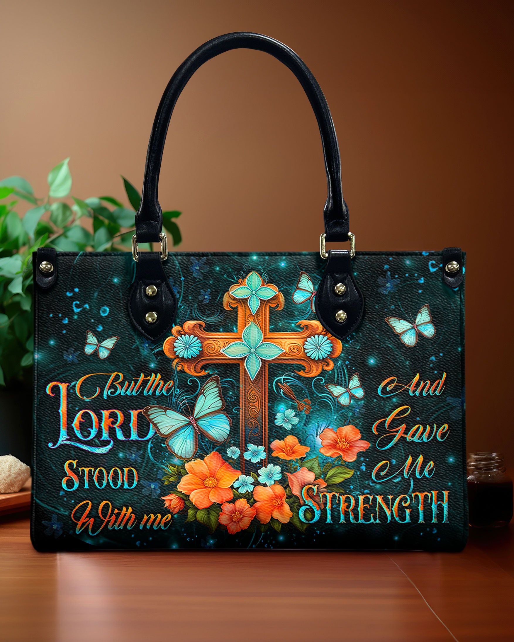 Lord Stood With Me Leather Handbag - Yhlt3110244