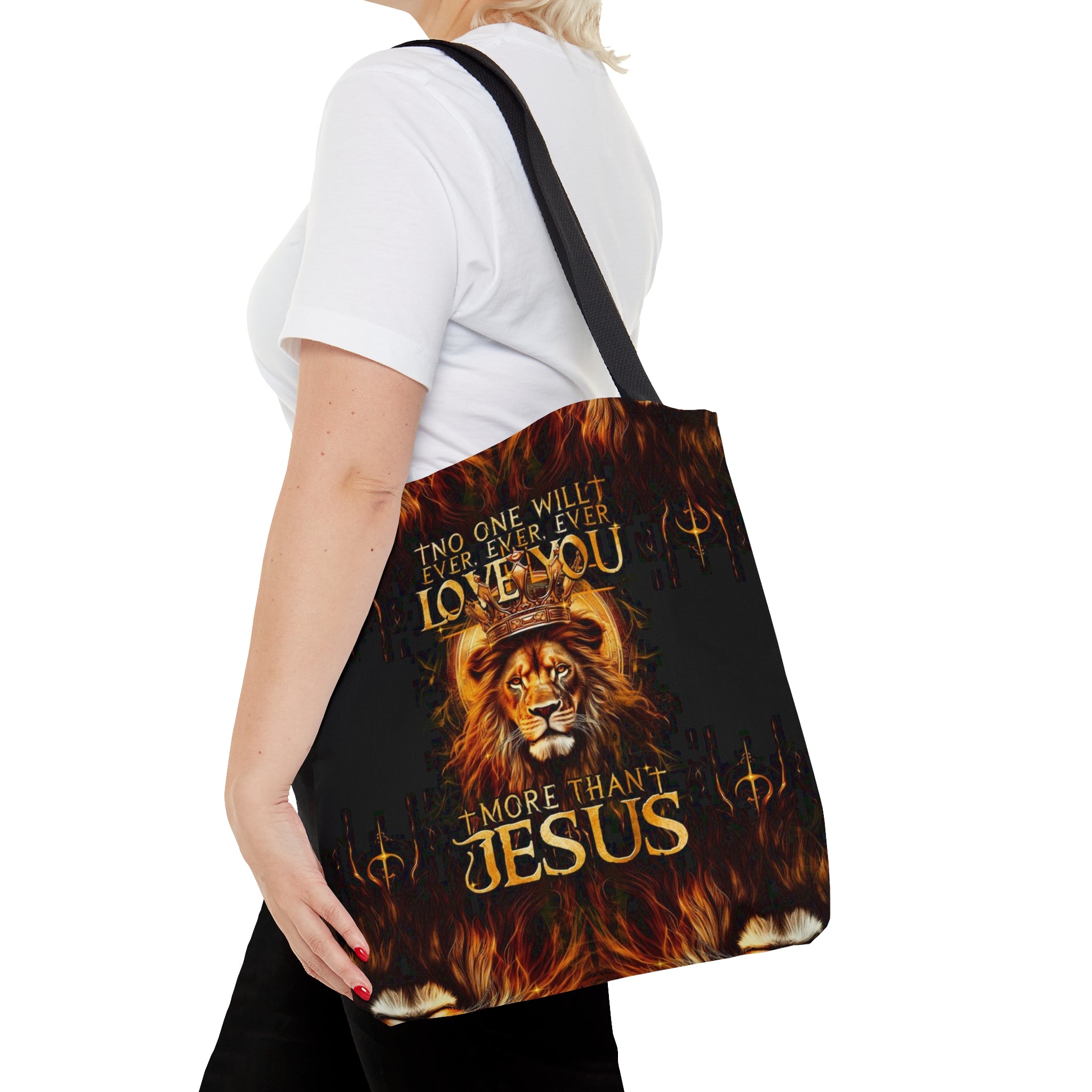No One Will Ever Love You More Than Jesus Tote Bag - Tytm3006238