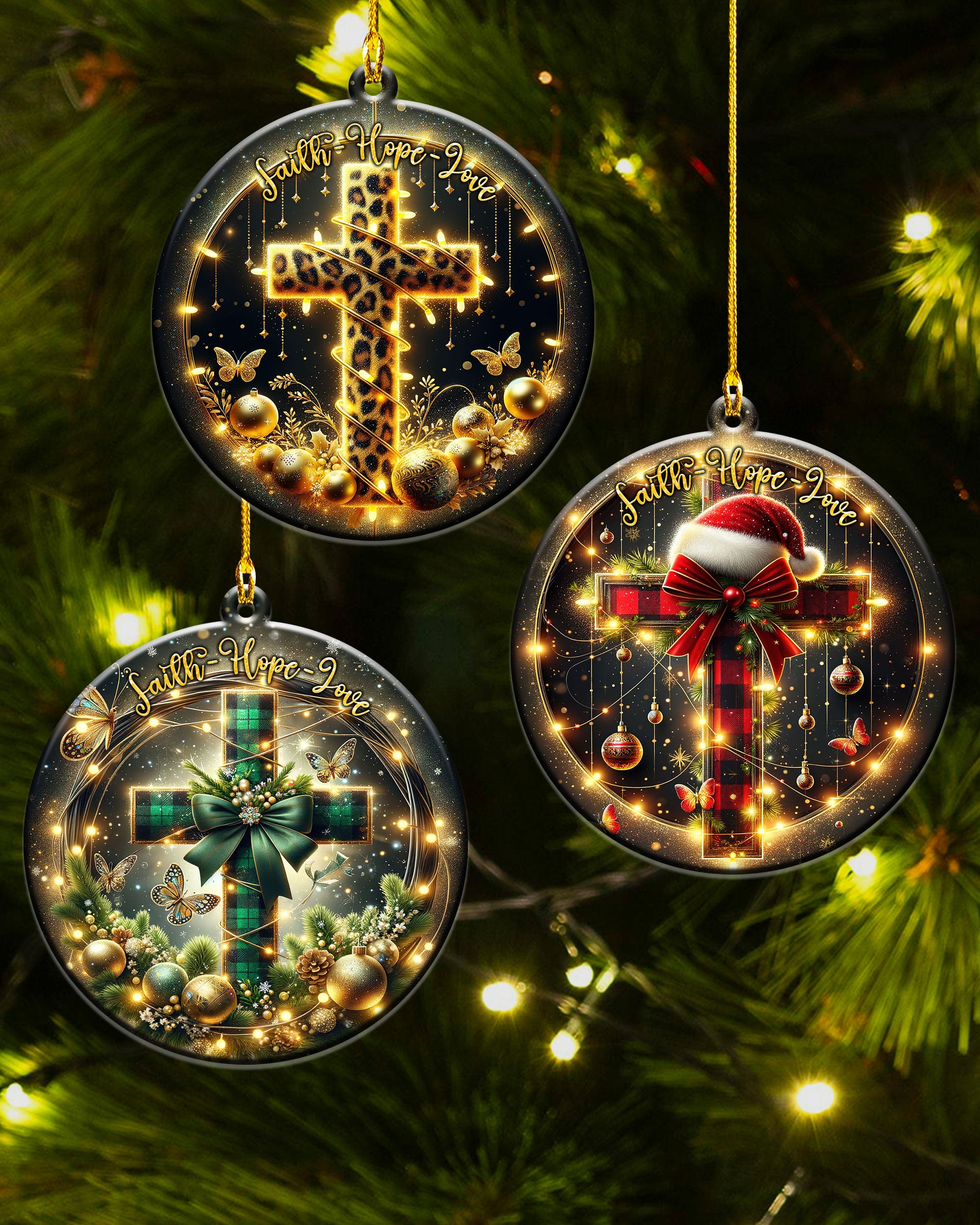 Cross Christmas Ornament - Tltr0211233