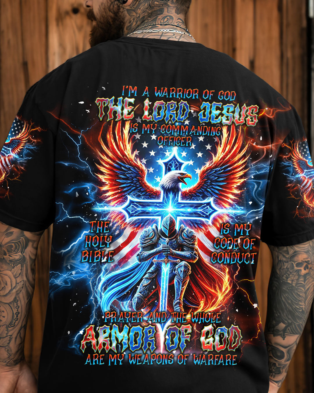 I'm A Warrior Of God Men's All Over Print Shirt - Tlnt0909242