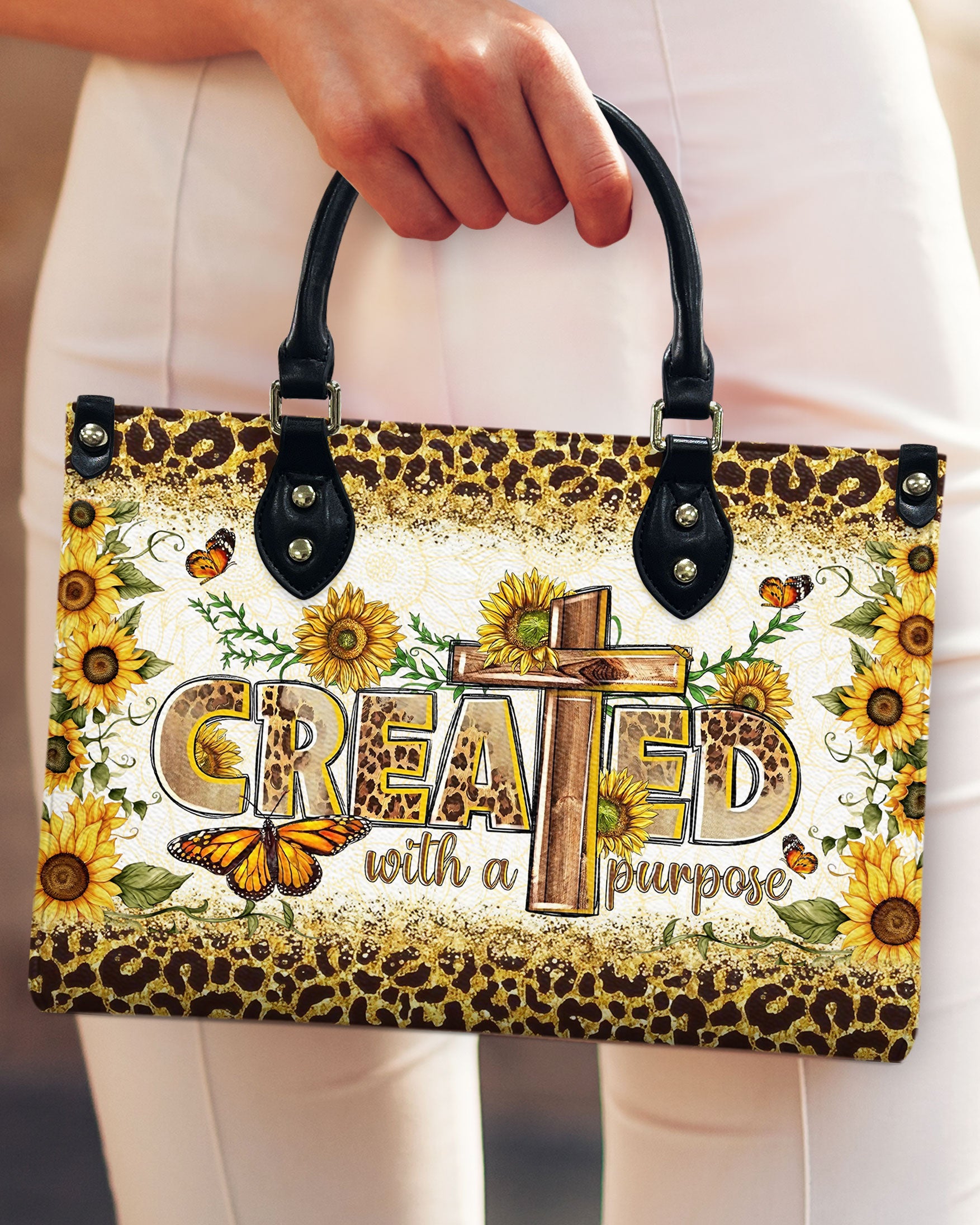 Created With A Purpose Leather Handbag - Yhln1206242