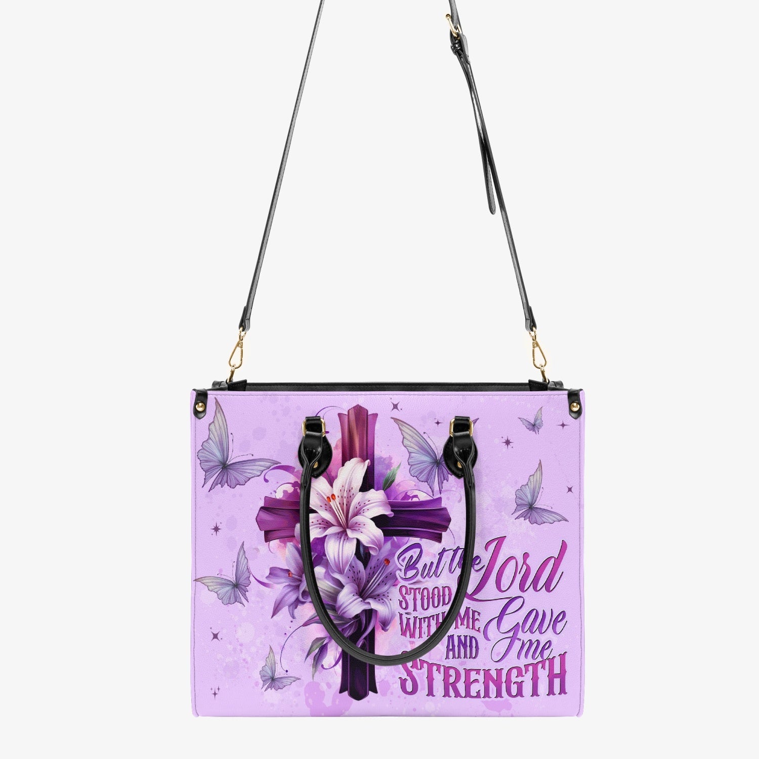 Lord Stood With Me Leather Handbag - Tytd2203244