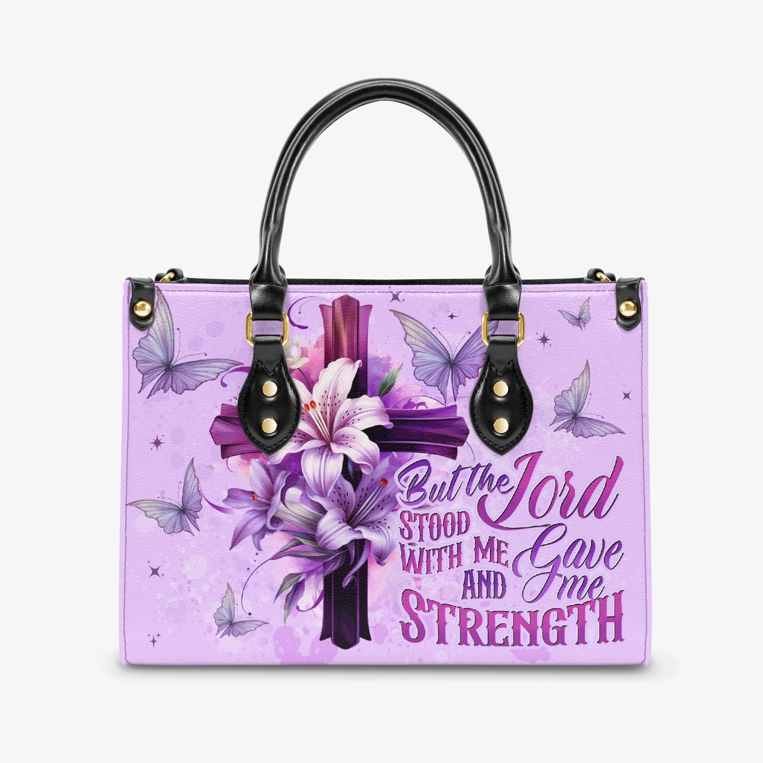 Lord Stood With Me Leather Handbag - Tytd2203244