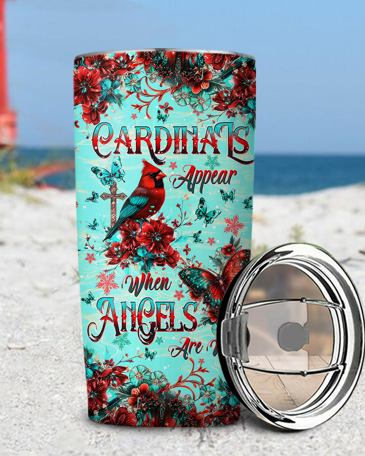 When Cardinals Appear Angels Are Near Tumbler - Tltw1212242