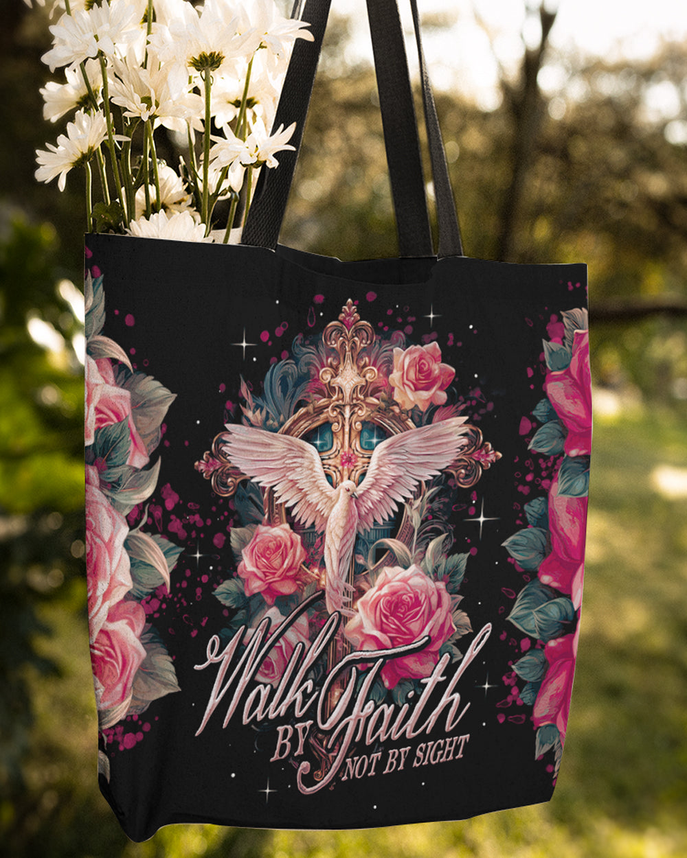 Walk By Faith Not By Sight Tote Bag - Ty0207235