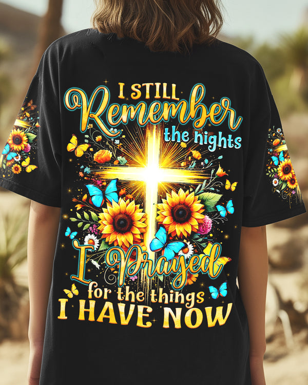 I Prayed For The Things I Have Now Women's All Over Print Shirt - Tyqy2708244