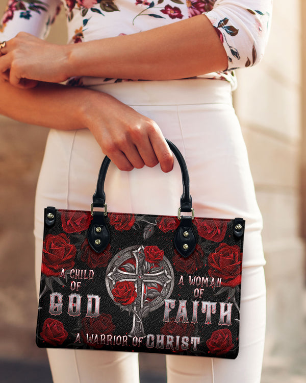 A Child Of God A Woman Of Faith  Leather Handbag  - Tlnt2312244