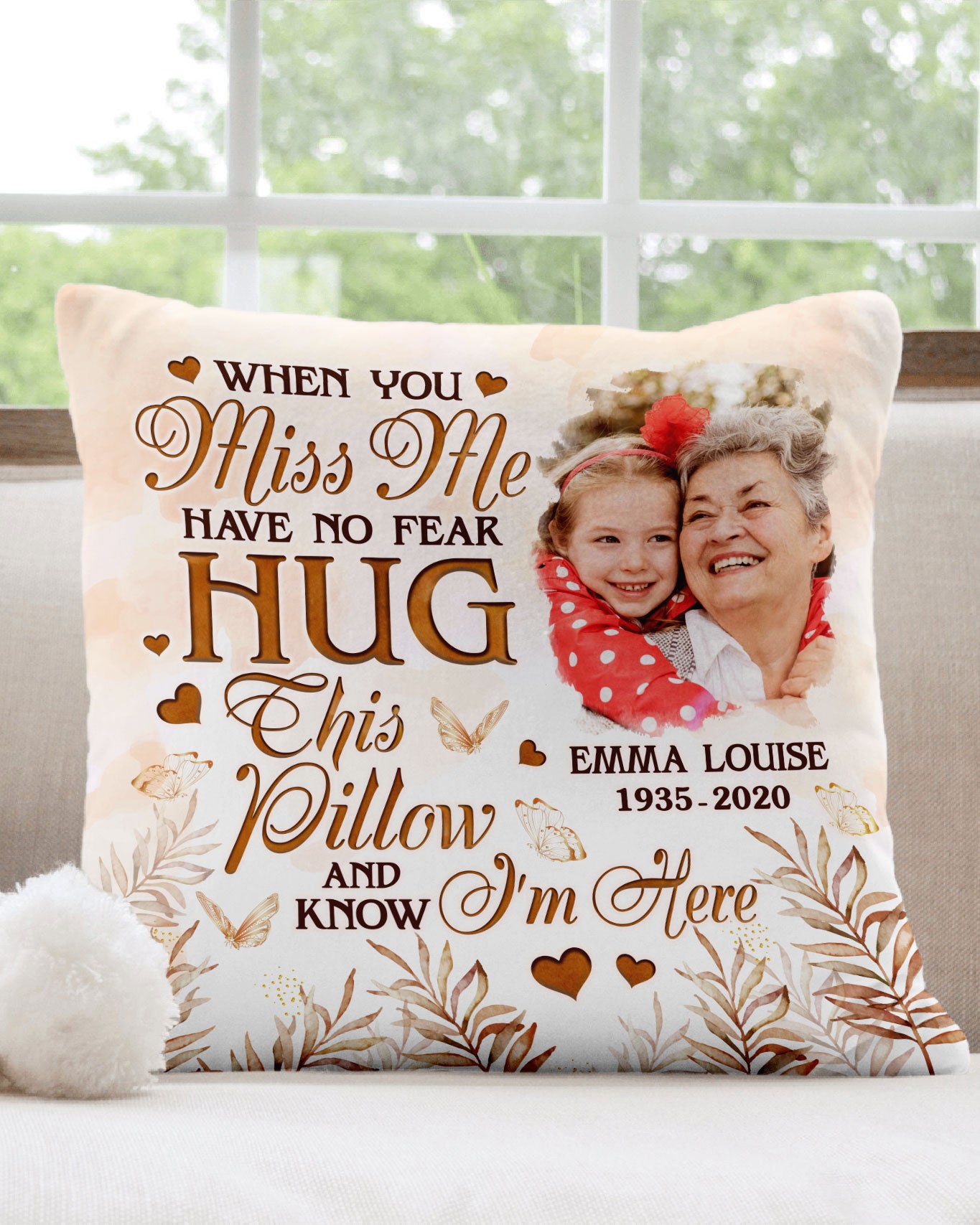 Personalized When You Miss Me Pillow - Tlno2712242