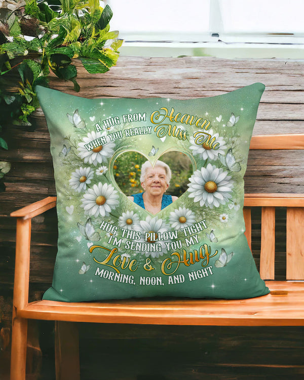 Personalized A Hug From Heaven Daisies Pillow - Tltr0602253