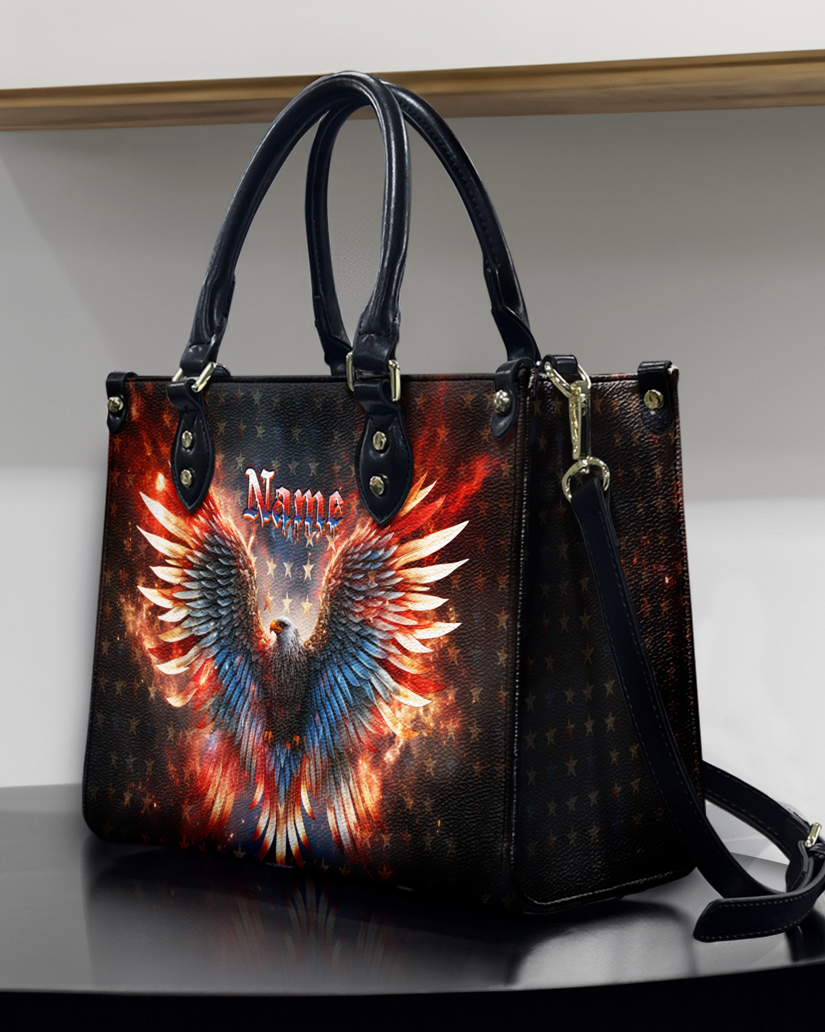 Eagle Fire Leather Handbag - Tlpq0307244