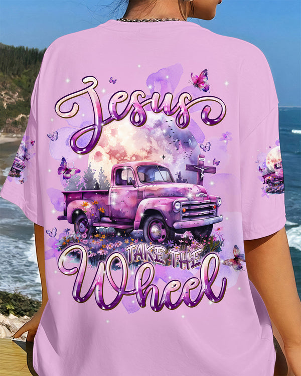 Jesus Take The Wheel Women's All Over Print Shirt - Tlpq2707242