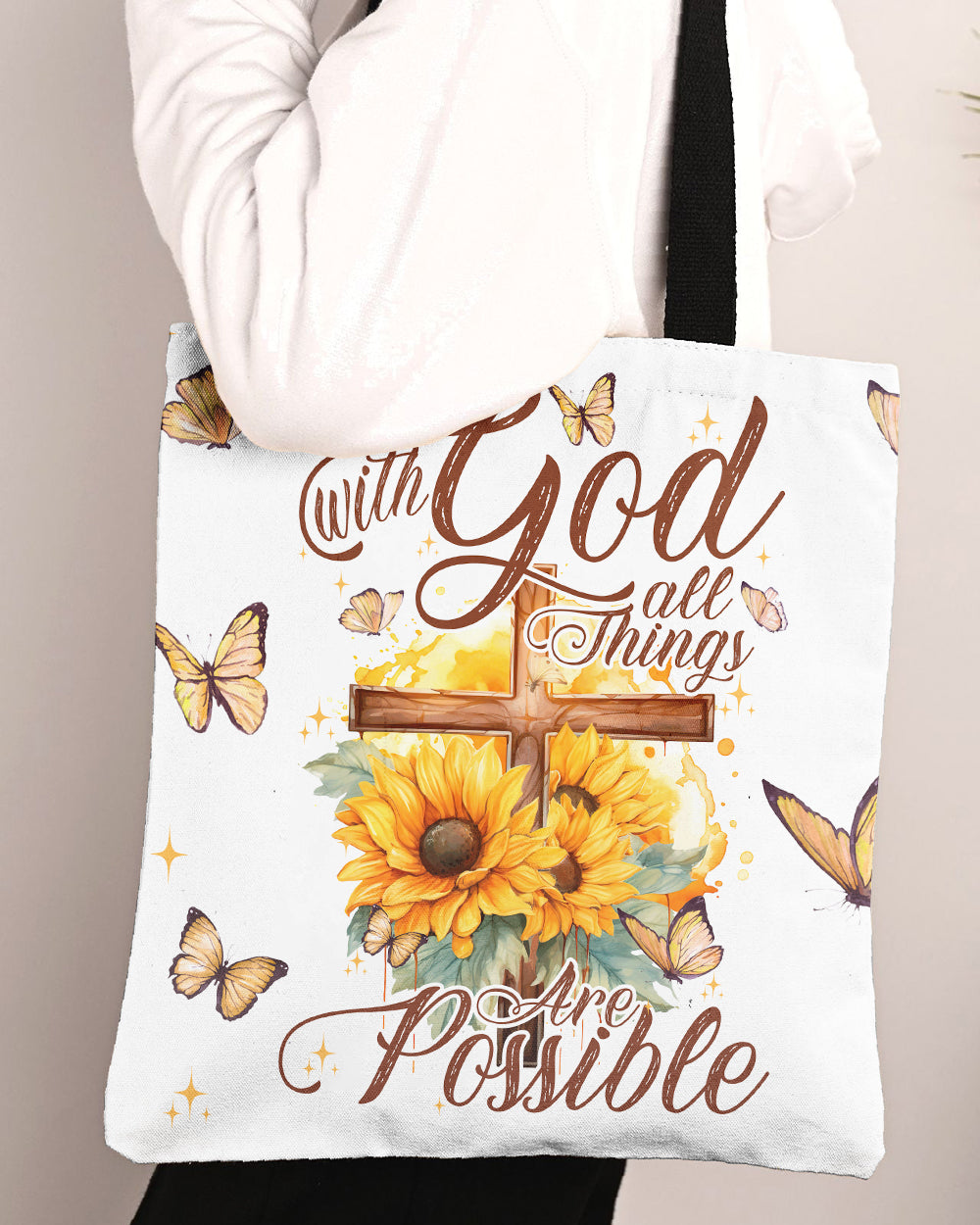 With God All Things Are Possible Tote Bag - Tytd30062313