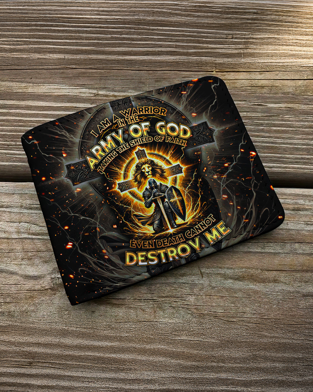 I Am A Warrior In The Army Of God Men's Leather Wallet - Tytd2610243