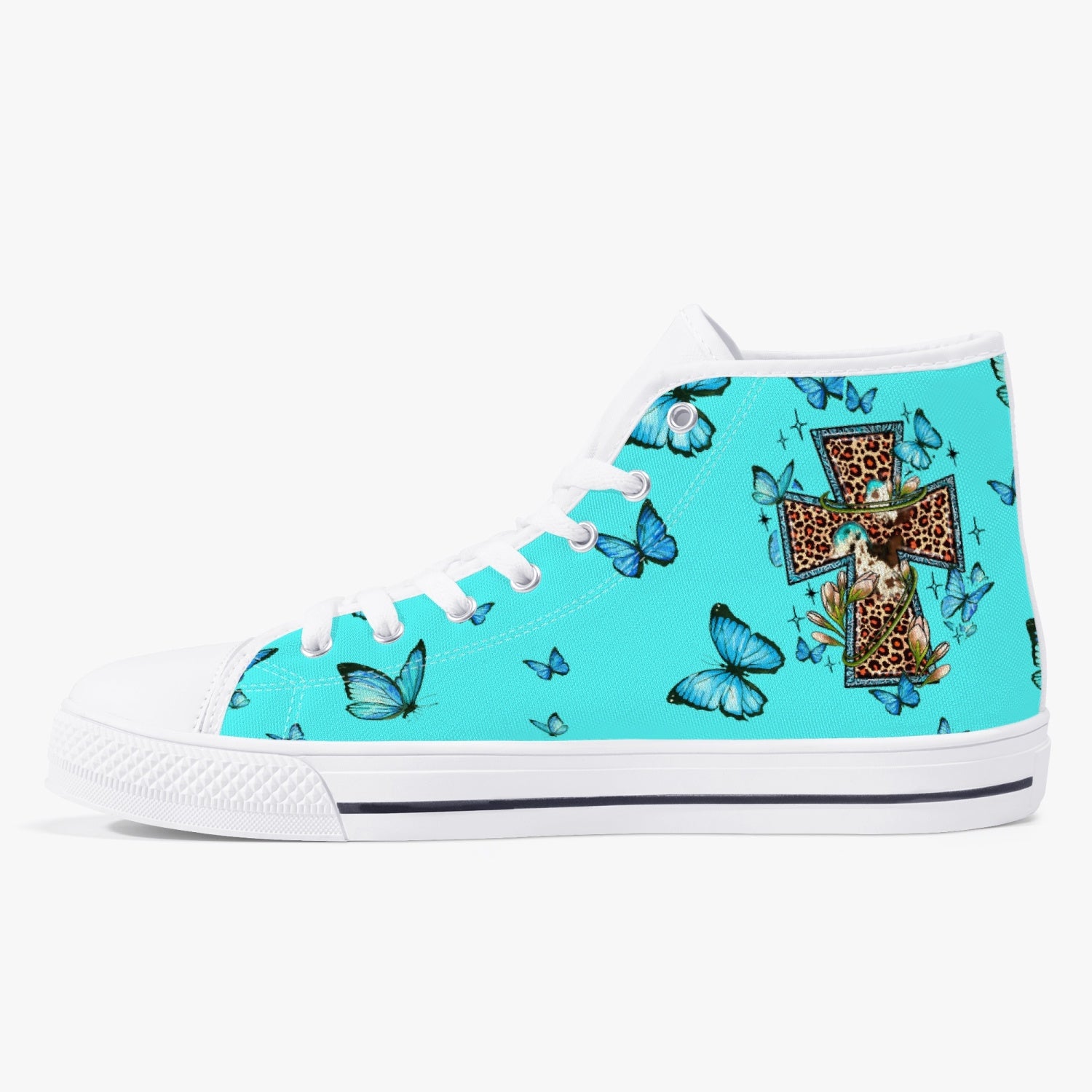 Just A Girl Who Loves Jesus High Top Canvas Shoes - Ty0707235