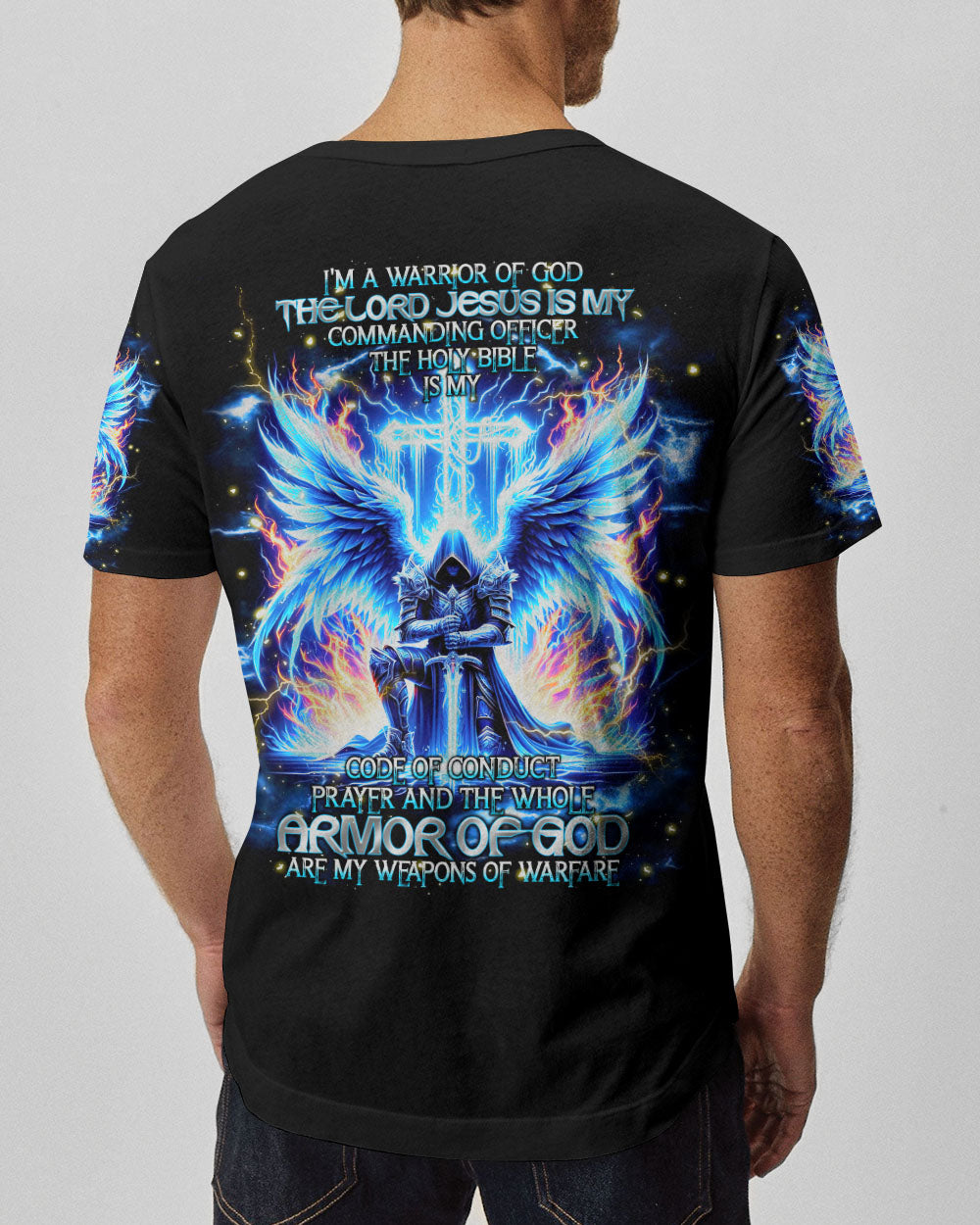 I'm A Warrior Of God Men's All Over Print Shirt - Tlnt0306242