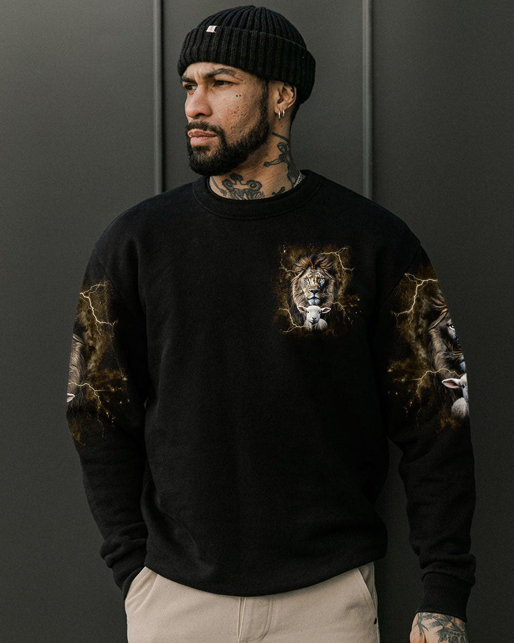 He Will Return As The Lion Lamb Men's All Over Print Shirt - Tlnt2406242