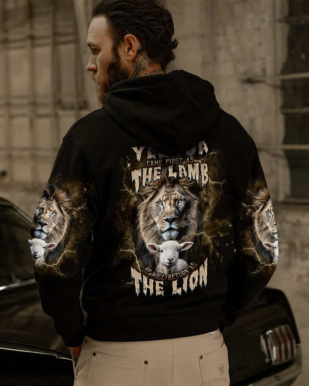 He Will Return As The Lion Lamb Men's All Over Print Shirt - Tlnt2406242