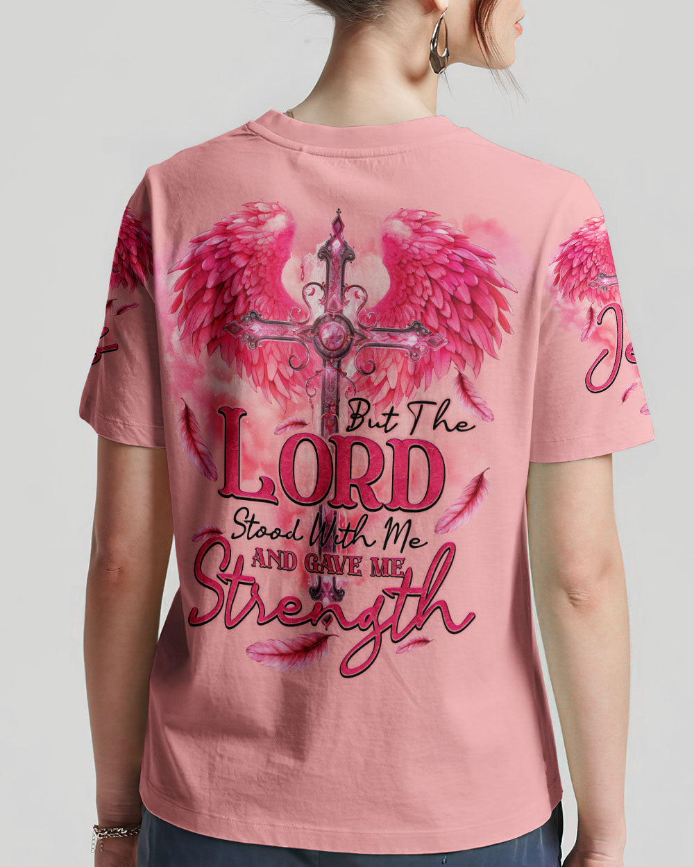 Lord Stood With Me And Gave Me Strength Women's All Over Print Shirt - Ty1909231