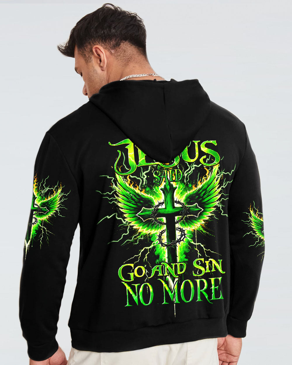 Jesus Said Go And Sin No More Men's All Over Print Shirt - Tyhi0307242