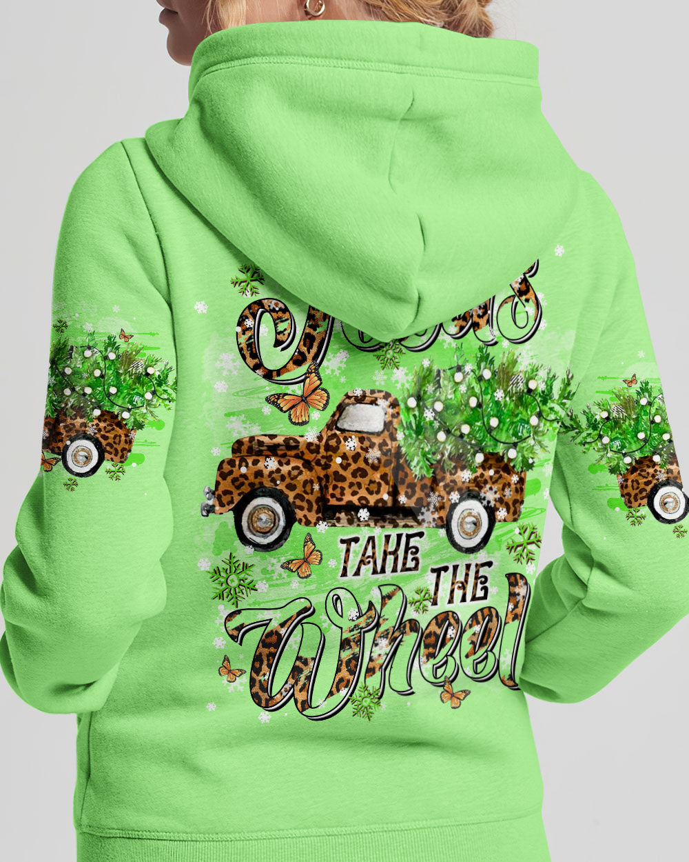 Jesus Take The Wheel Christmas Women's All Over Print Shirt - Tltr1411243