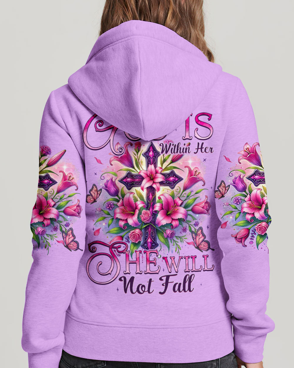 God Is Within Her She Will Not Fall Women's All Over Print Shirt - Tyqy0108242