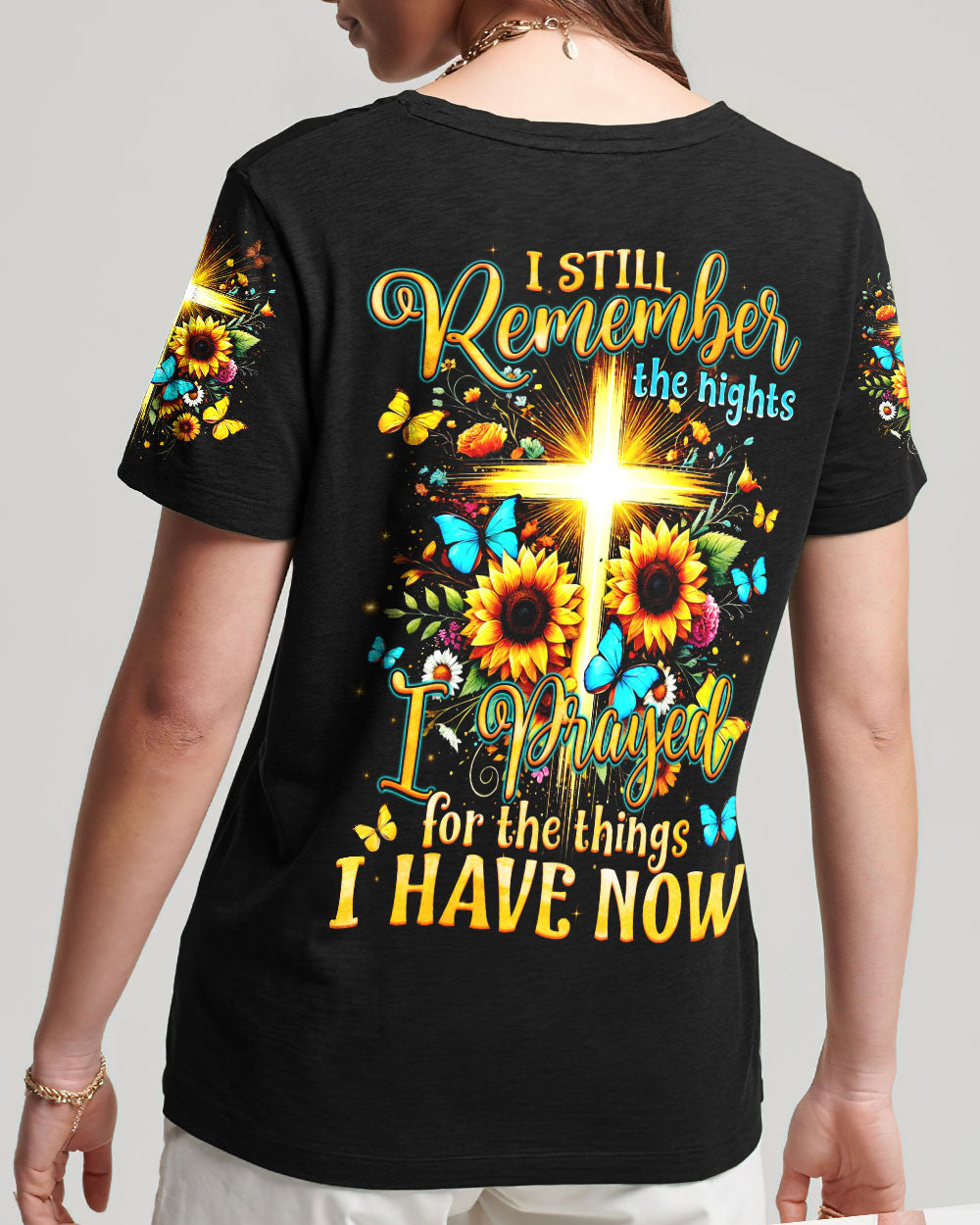 I Prayed For The Things I Have Now Women's All Over Print Shirt - Tyqy2708244