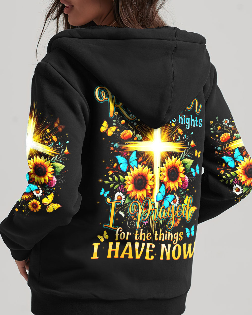 I Prayed For The Things I Have Now Women's All Over Print Shirt - Tyqy2708244