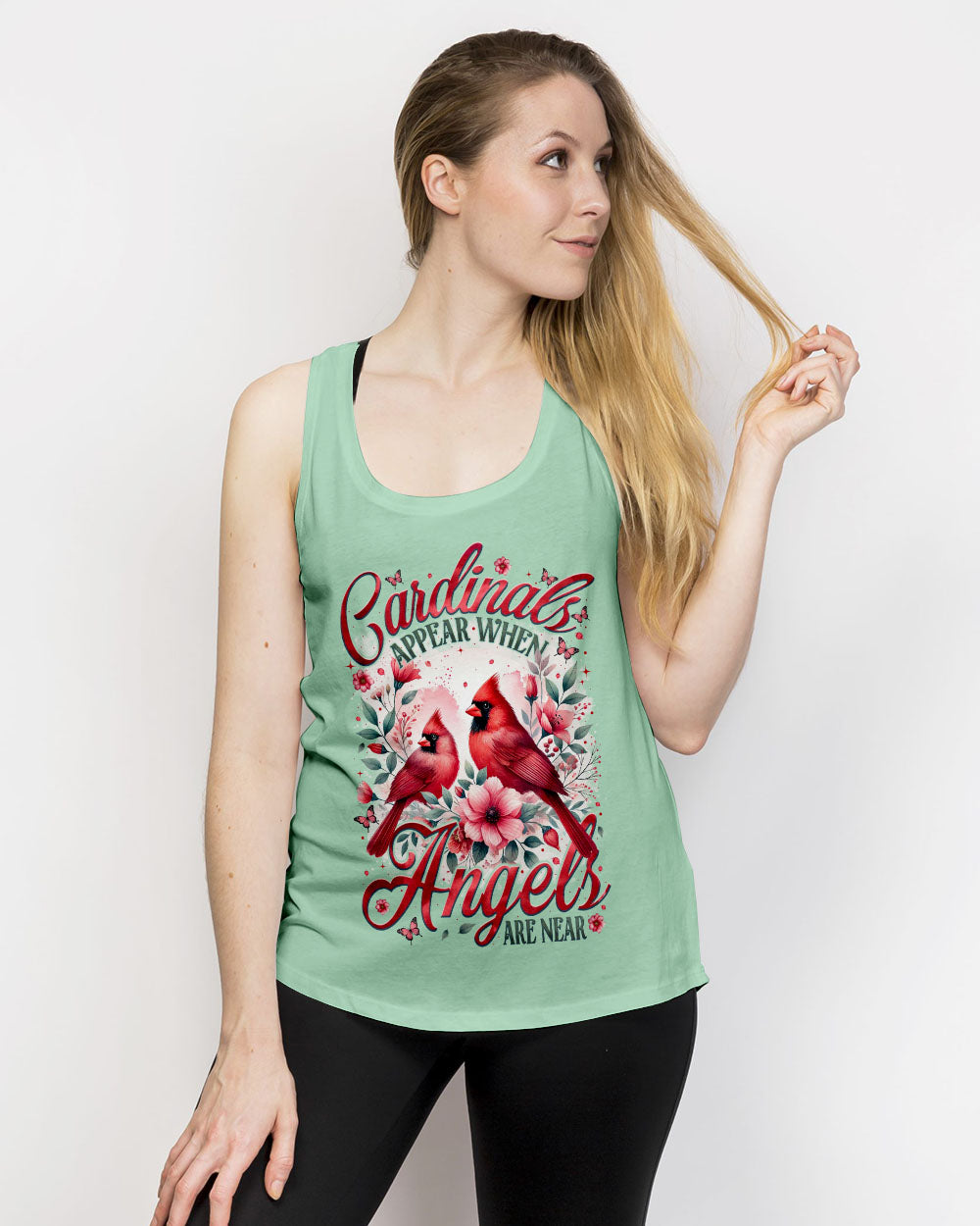 When Cardinals Appear Angels Are Near Women's All Over Print Shirt - Tytm1601254