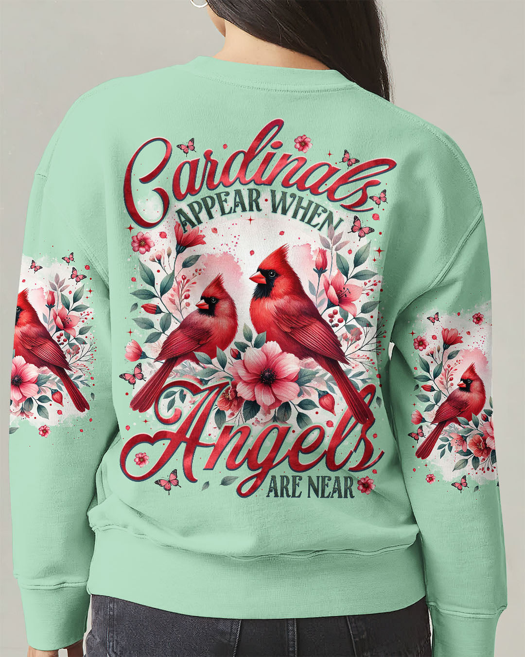 When Cardinals Appear Angels Are Near Women's All Over Print Shirt - Tytm1601254