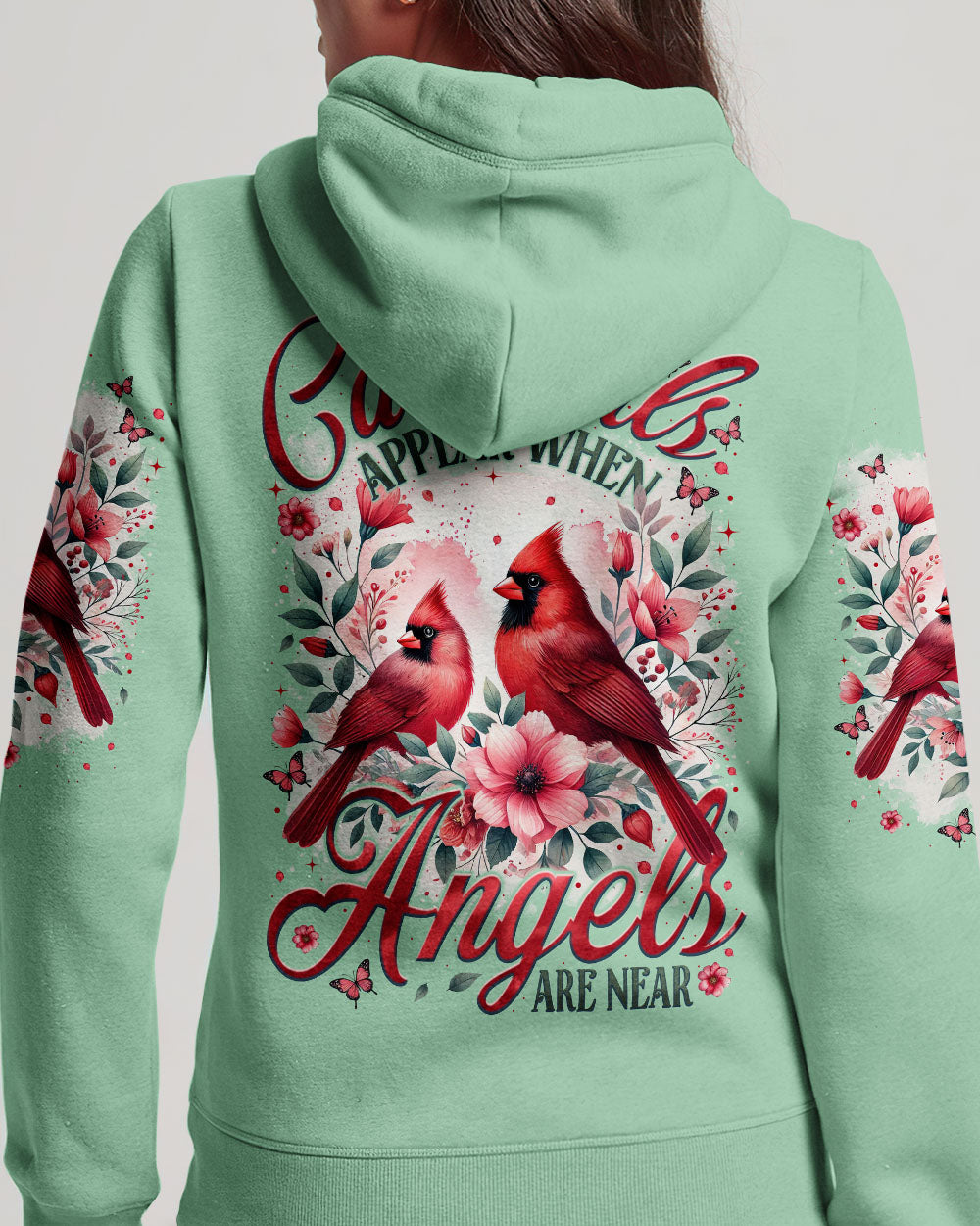 When Cardinals Appear Angels Are Near Women's All Over Print Shirt - Tytm1601254