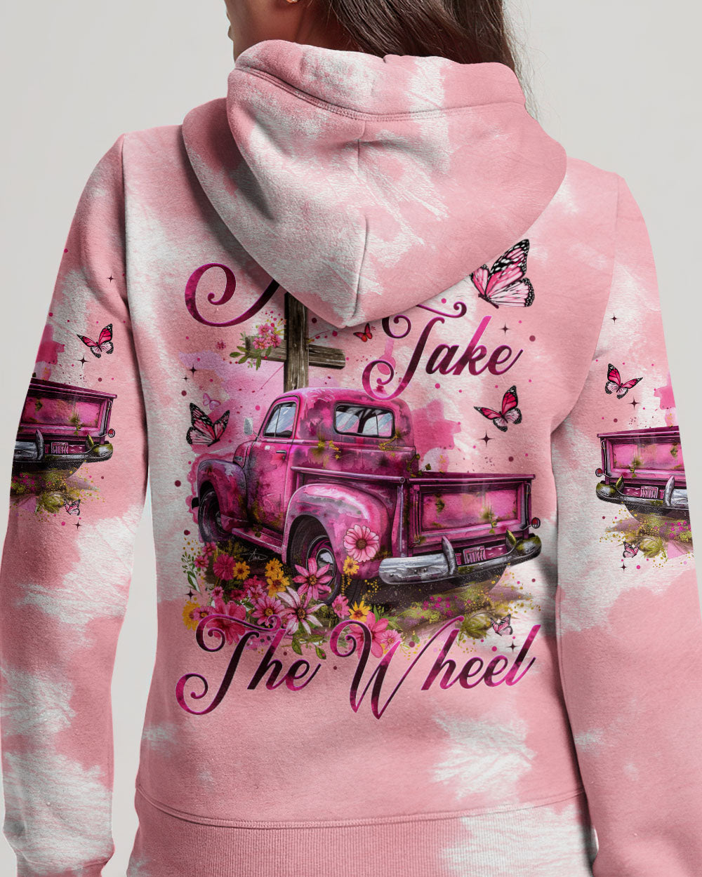 Jesus Take The Wheel Tie Dye Women's All Over Print Shirt - Tytm2902242