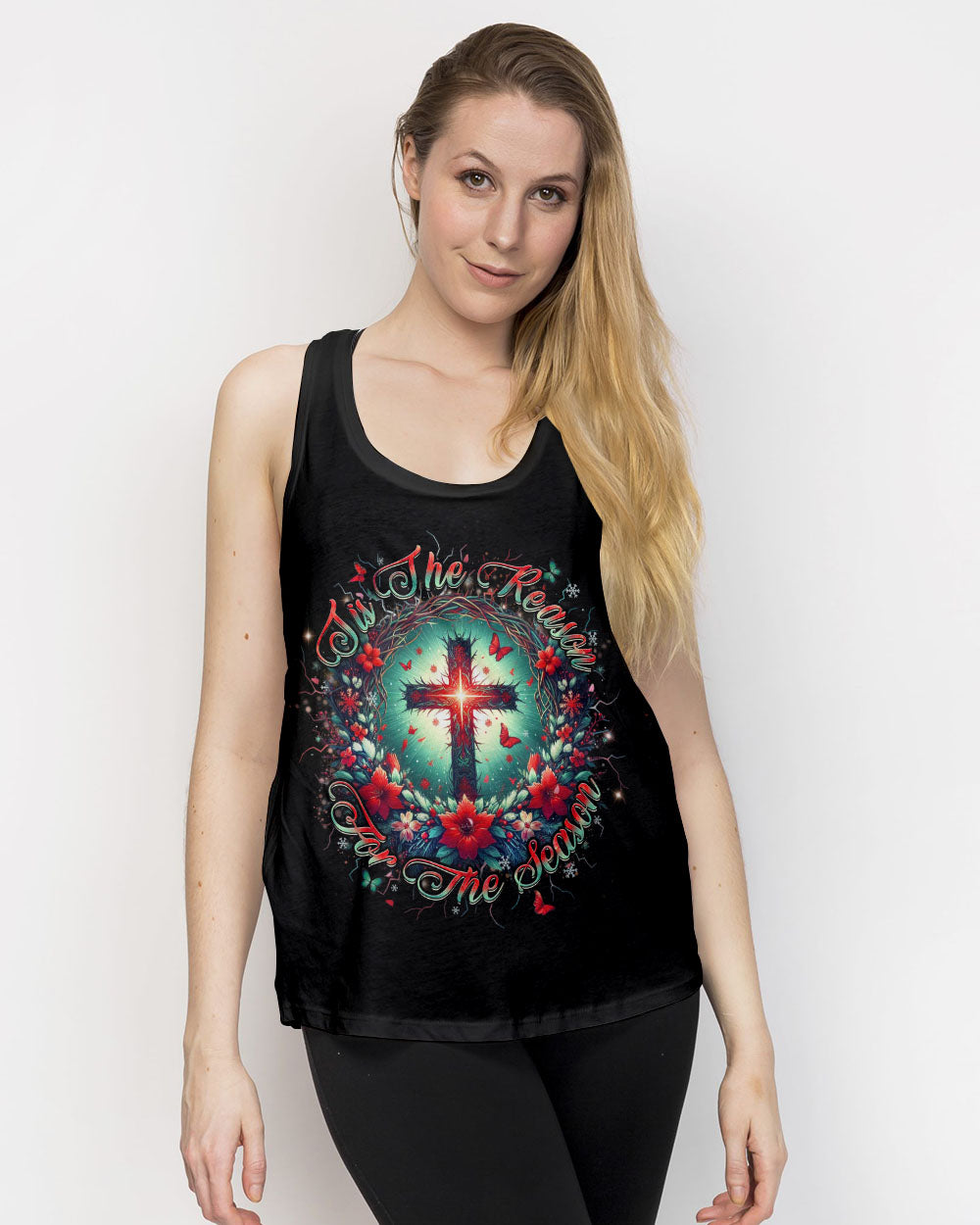 Tis The Reason For The Season Christmas Women's All Over Print Shirt - Yhhn0111243