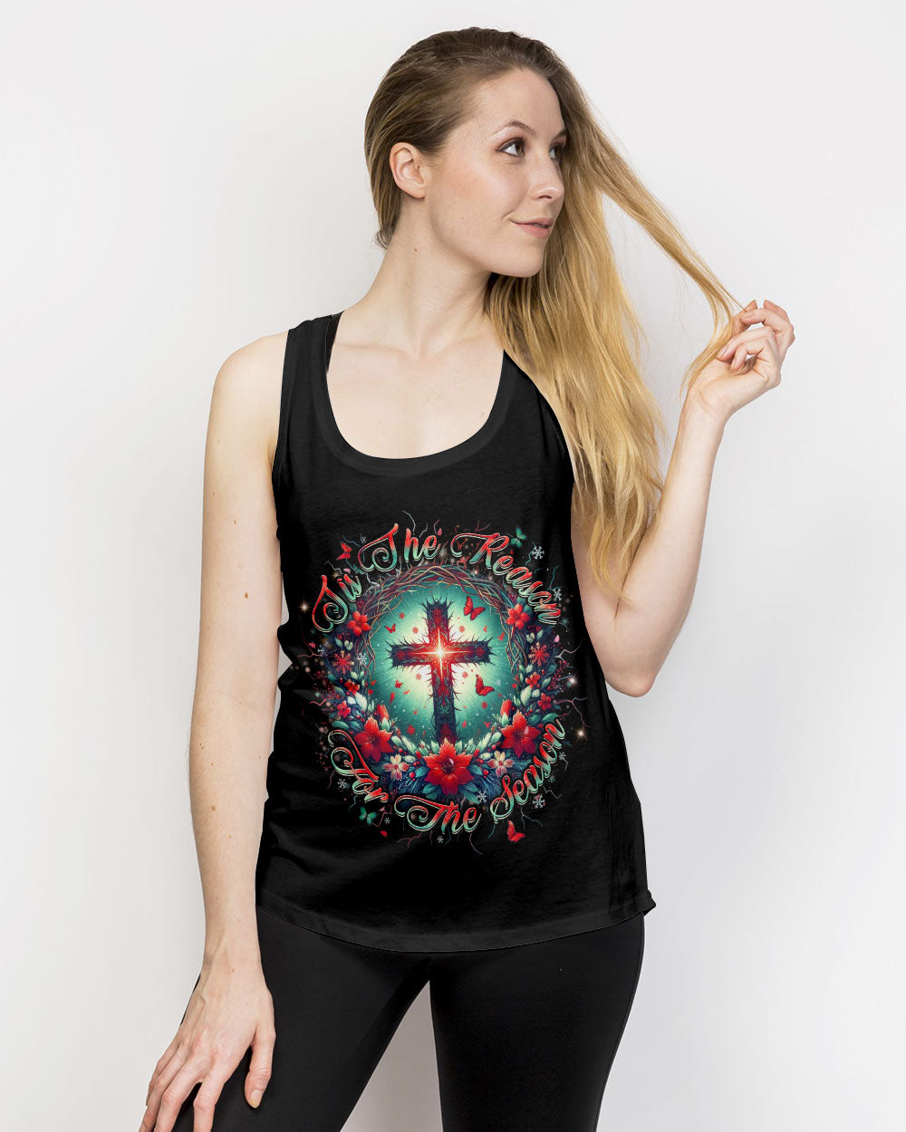 Tis The Reason For The Season Christmas Women's All Over Print Shirt - Yhhn0111243