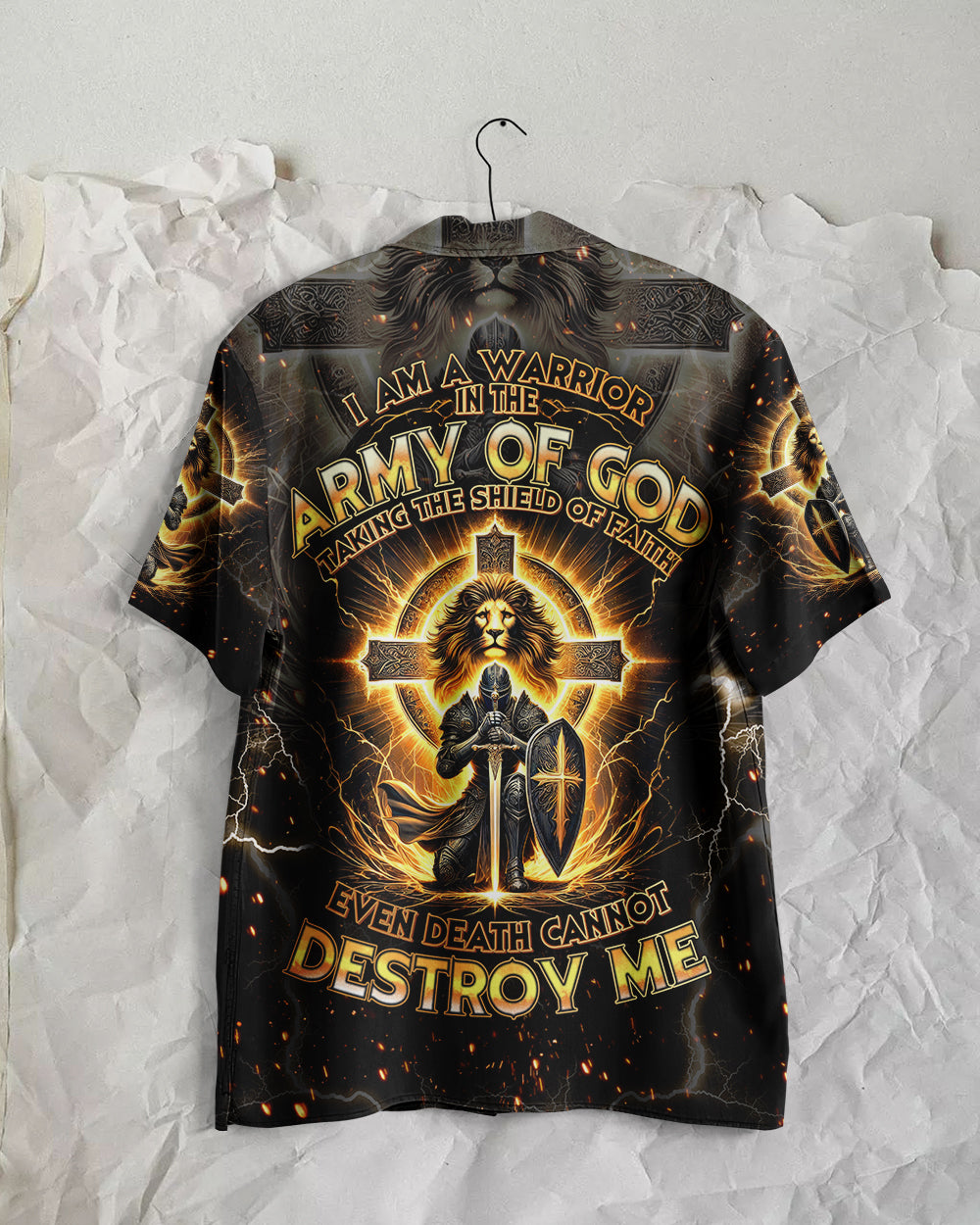 I Am A Warrior In The Army Of God Hawaiian Shirt - Tytd2610243