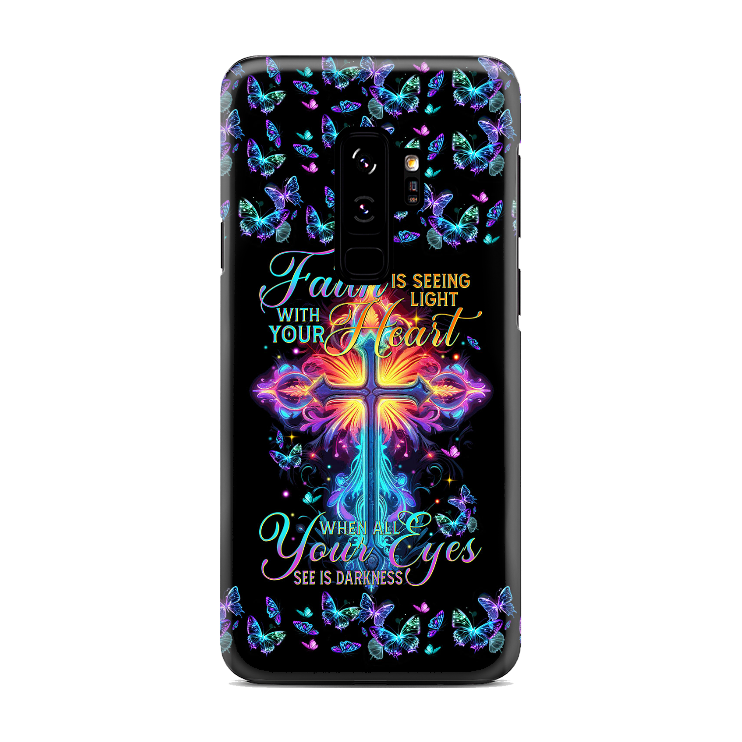 Faith Is Seeing Light With Your Heart Phone Case - Tytm3006234