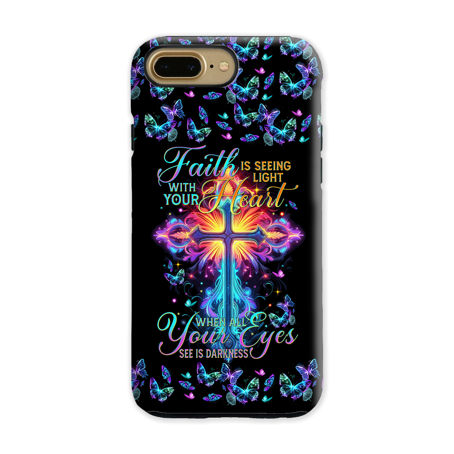 Faith Is Seeing Light With Your Heart Phone Case - Tytm3006234