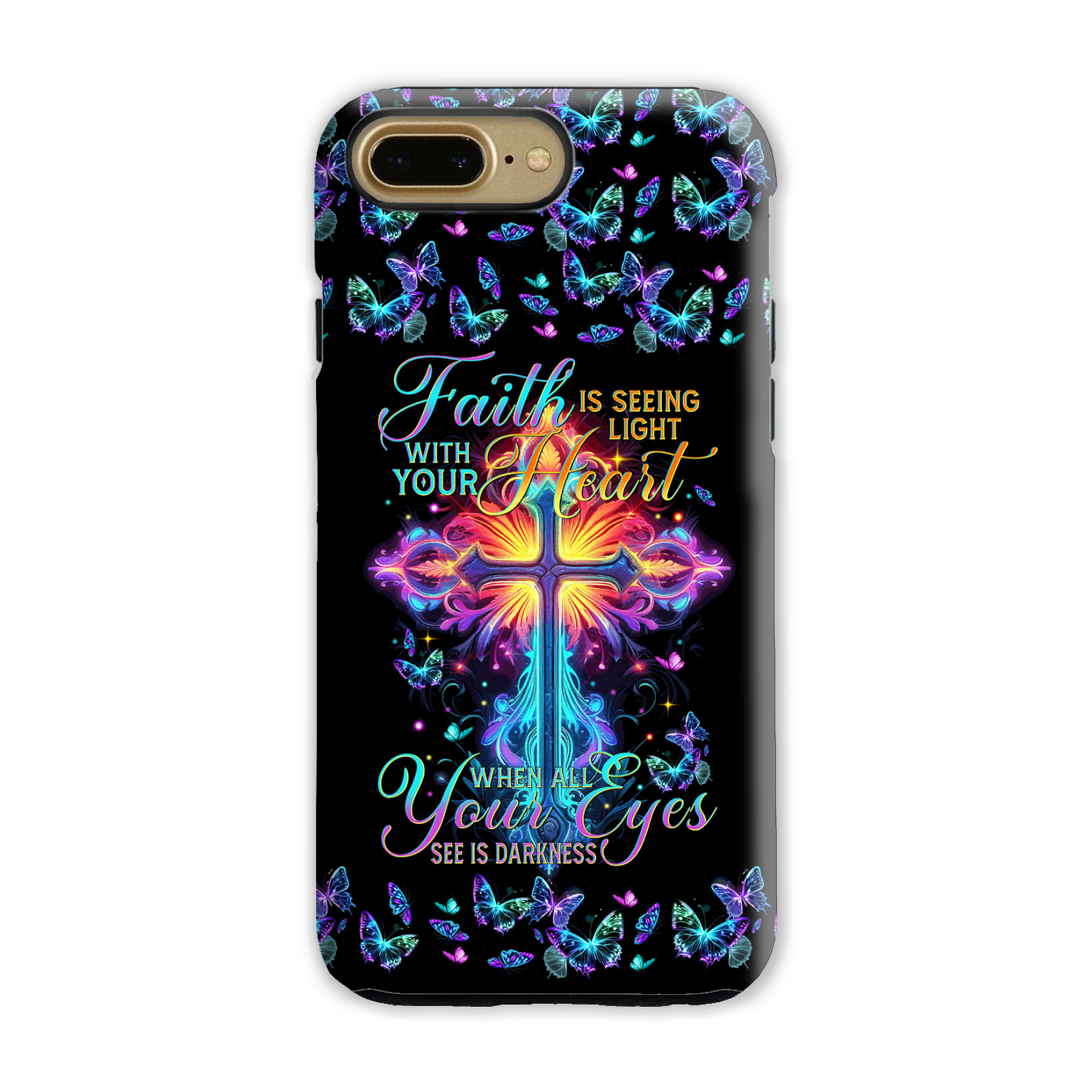 Faith Is Seeing Light With Your Heart Phone Case - Tytm3006234