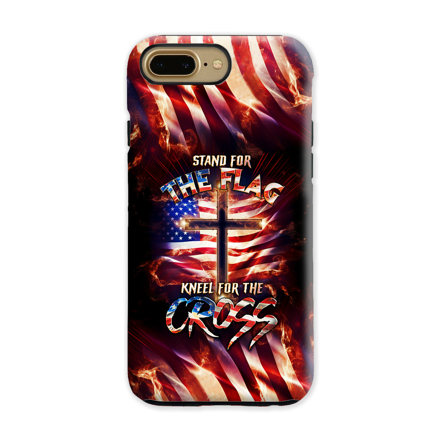 Stand For The Flag Kneel For The Cross Phone Case - Tlno0308231