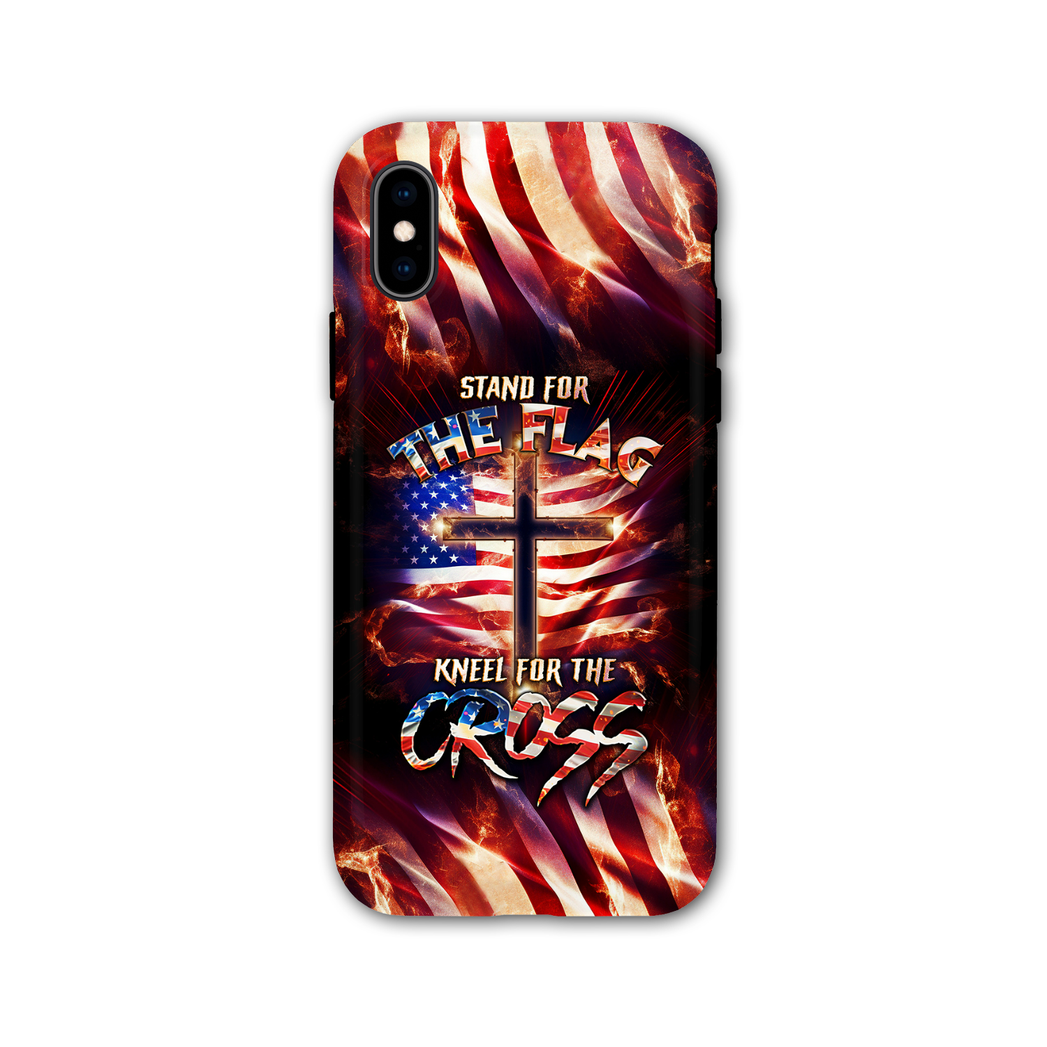 Stand For The Flag Kneel For The Cross Phone Case - Tlno0308231