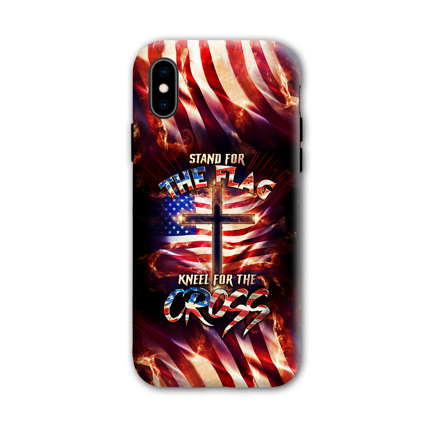 Stand For The Flag Kneel For The Cross Phone Case - Tlno0308231