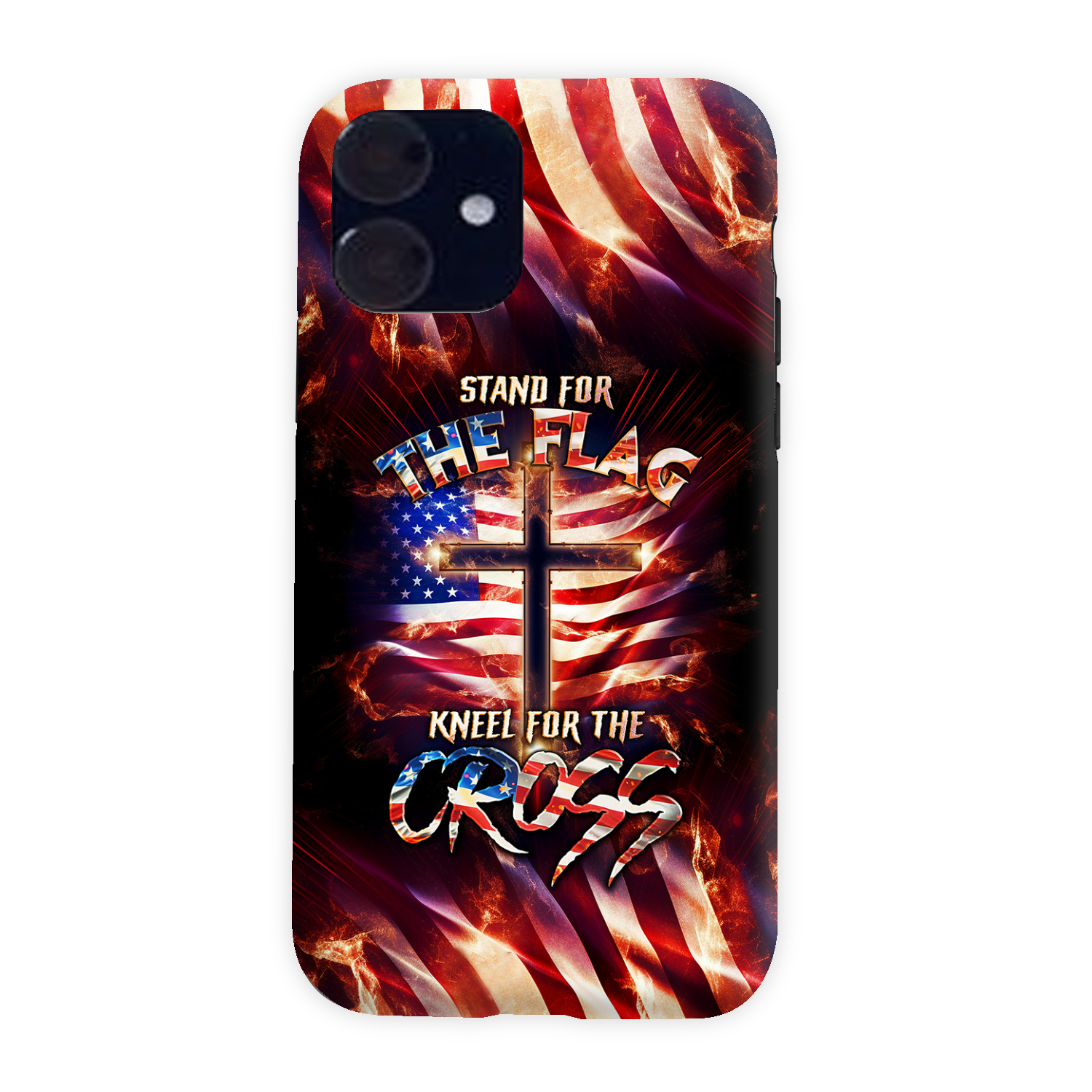 Stand For The Flag Kneel For The Cross Phone Case - Tlno0308231