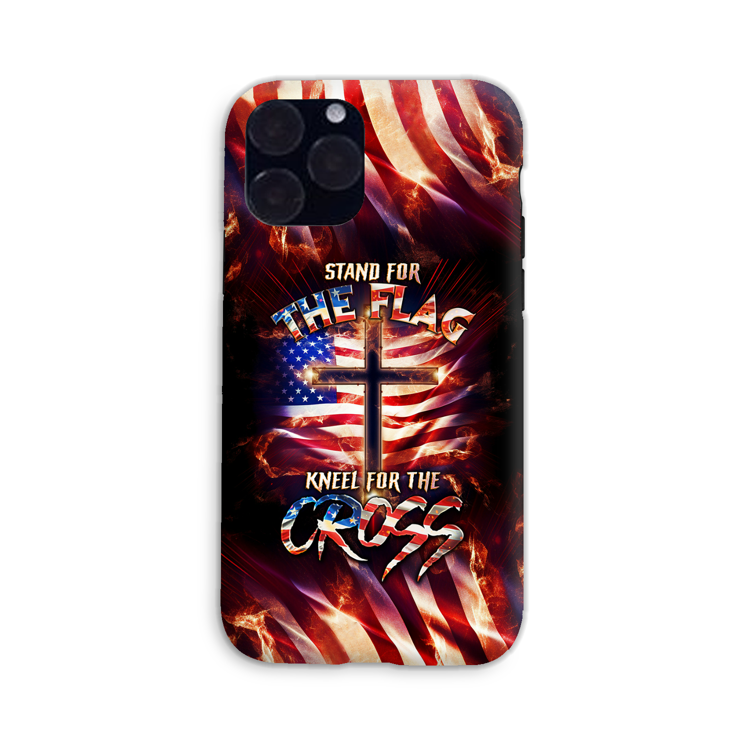 Stand For The Flag Kneel For The Cross Phone Case - Tlno0308231