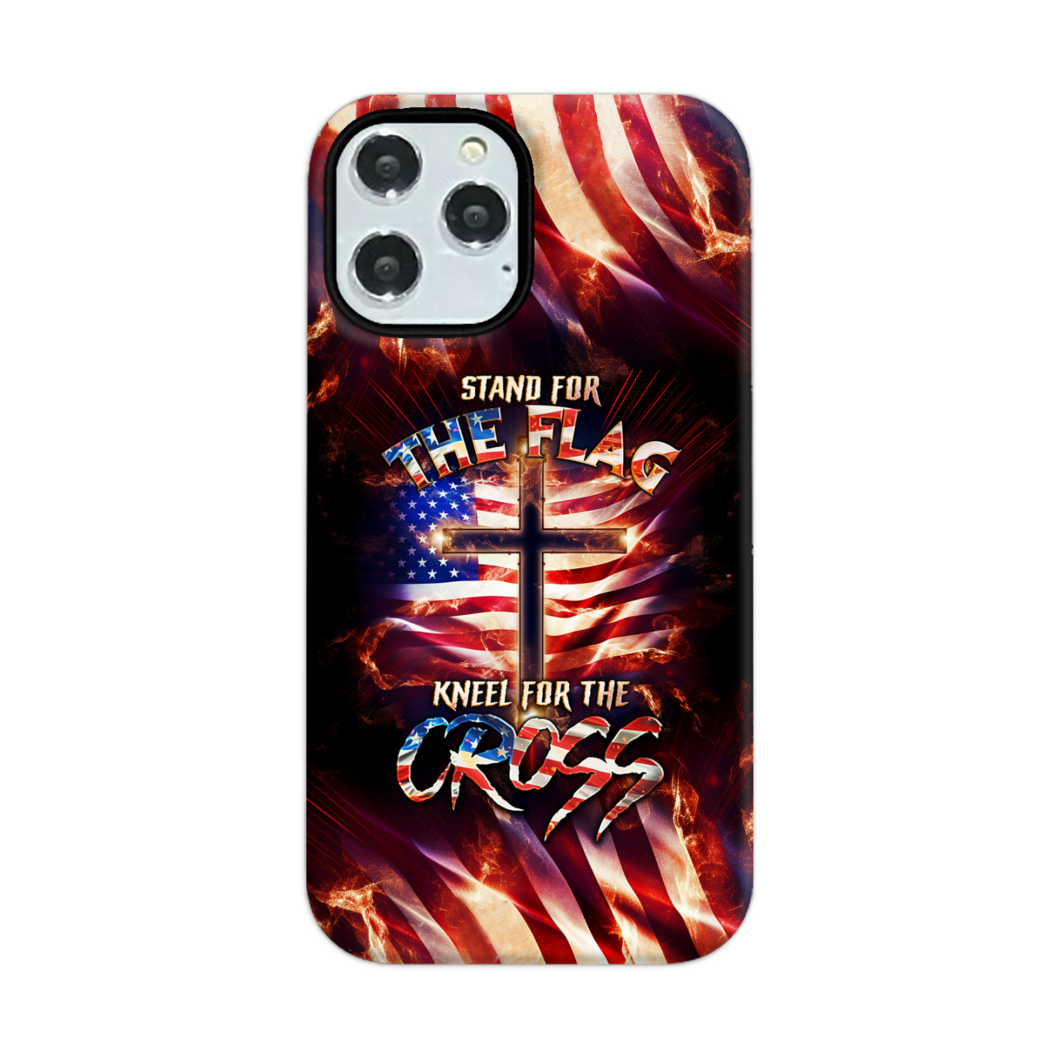 Stand For The Flag Kneel For The Cross Phone Case - Tlno0308231