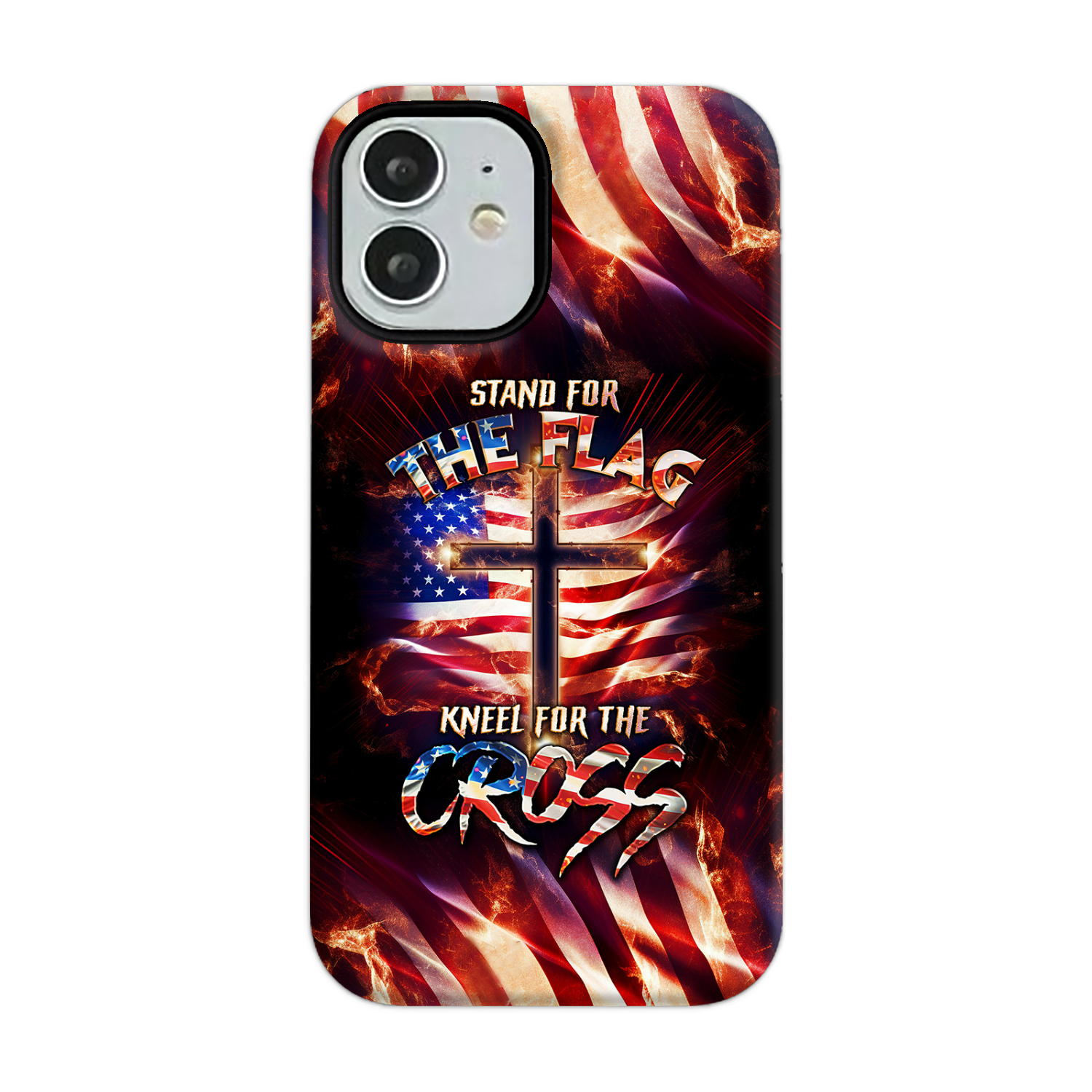 Stand For The Flag Kneel For The Cross Phone Case - Tlno0308231