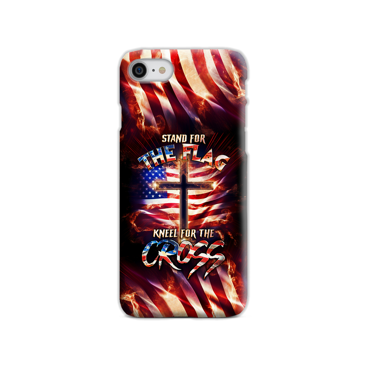 Stand For The Flag Kneel For The Cross Phone Case - Tlno0308231