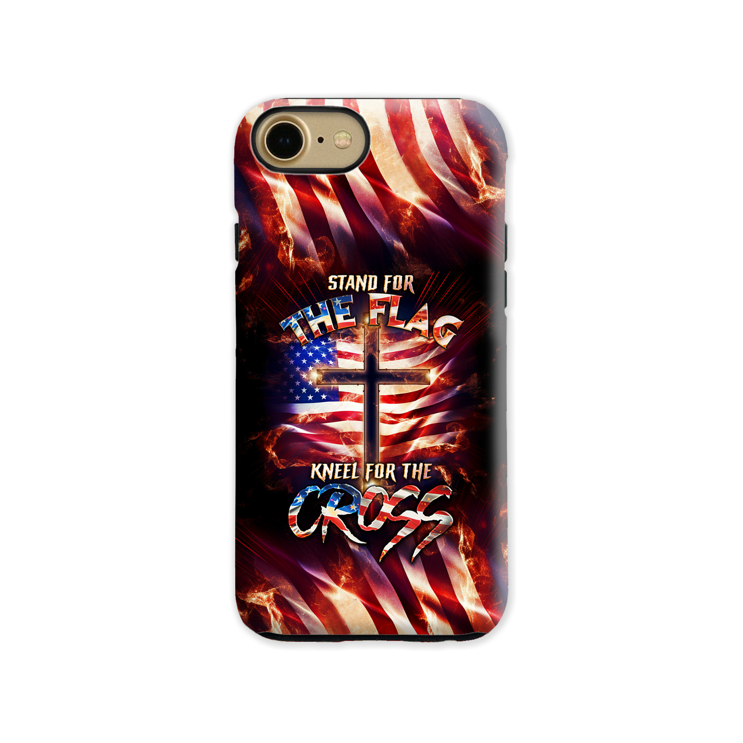 Stand For The Flag Kneel For The Cross Phone Case - Tlno0308231