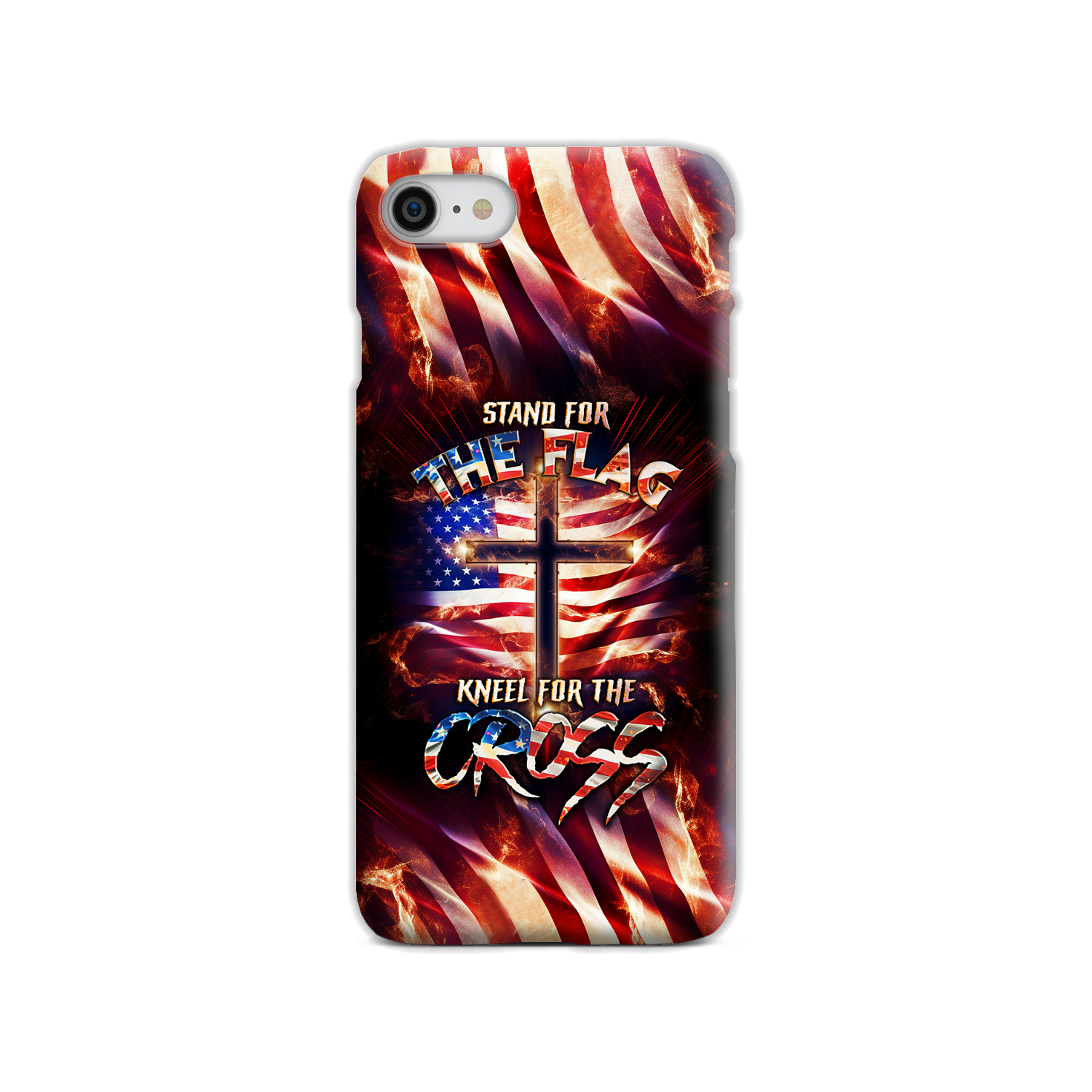 Stand For The Flag Kneel For The Cross Phone Case - Tlno0308231